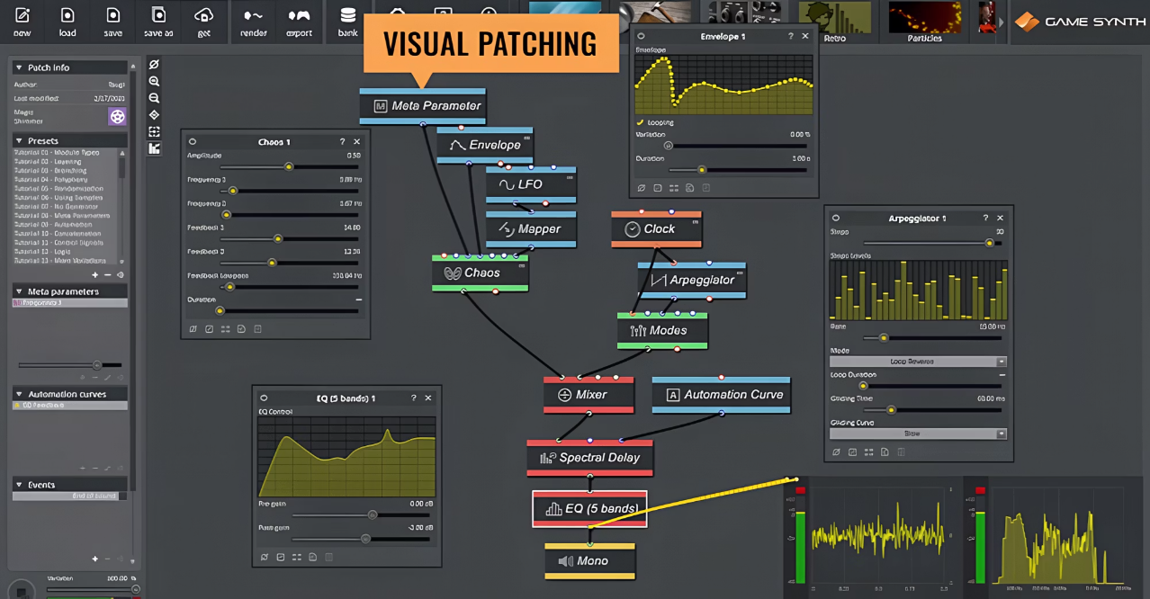 Procedural DSP presentation visual